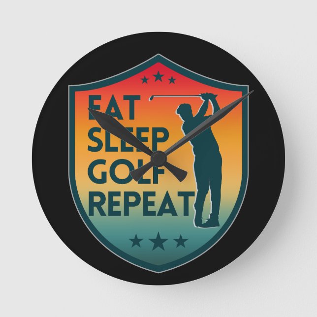 RELÓGIO REDONDO COMA REPETIR GOLFE DE SONO (Frente)