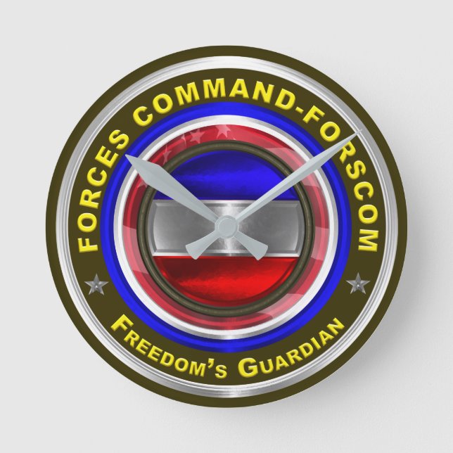Relógio Redondo Comando das Forças Armadas - Foscom Keepsasasaké (Frente)