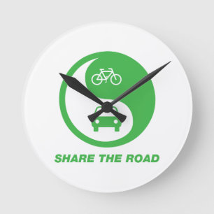 Relógio Redondo Compartilhe a estrada