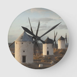 Relógio Redondo Consuegra, antigos moinhos de vento de La Mancha