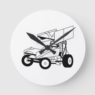 Relógio Redondo Contorno do carro Sprint