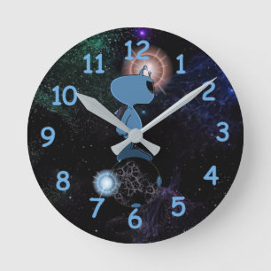 Relógio Redondo Controle de Esfera de Qwiby