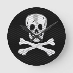 Relógio Redondo Conversa como um dia do pirata
