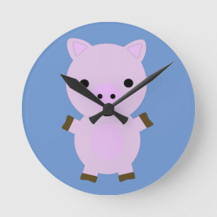 Relógio Redondo Cor-de-rosa