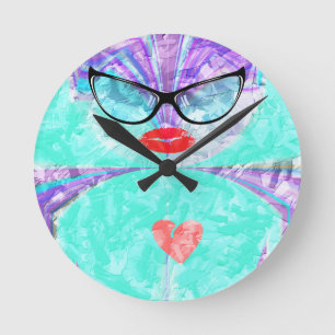 Relógio Redondo Coração perfeito