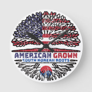 Relógio Redondo Coreia do Sul Coreia do Sul EUA EUA EUA EUA
