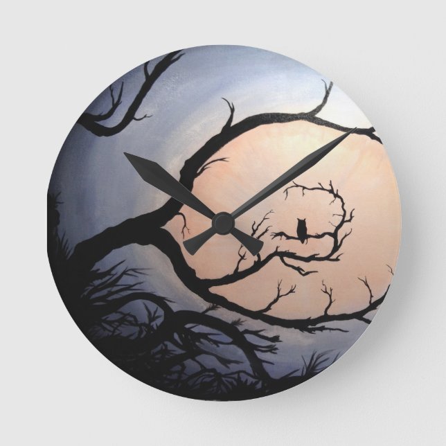 Relógio Redondo Coruja (Frente)