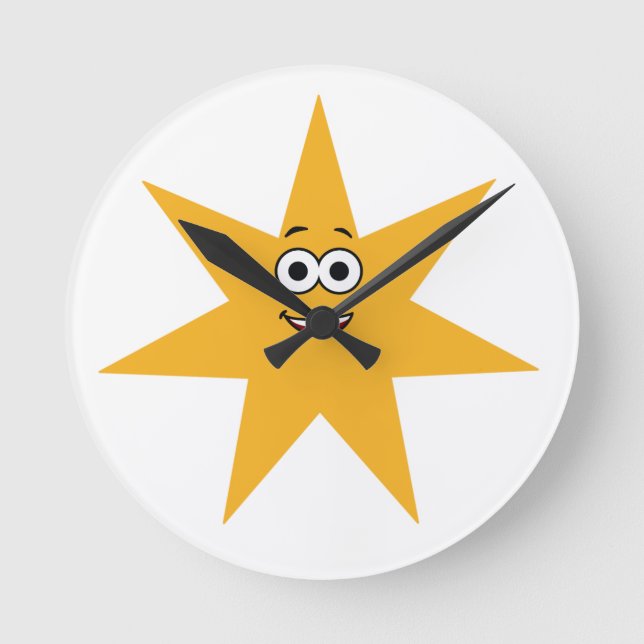 Relógio Redondo Cosmo Round Wall Clock (Frente)