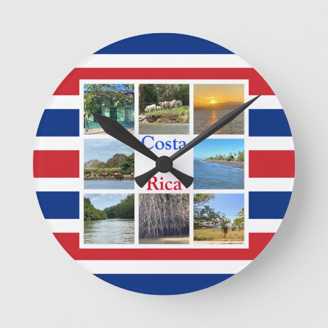Relógio Redondo Costa Rica  (Frente)