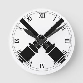 Relógio Redondo Crachá de Gunners