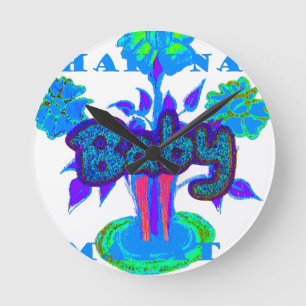 Relógio Redondo Create Your Own Cute Nice Lovely Glitter Baby  