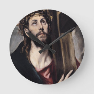 Relógio Redondo Cristo_Carregando_a_Cruz_1580