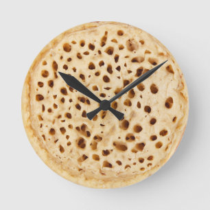 Relógio Redondo Crumpet em branco