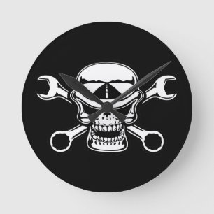 Relógio Redondo Cruz-Chaves de Chromeboy