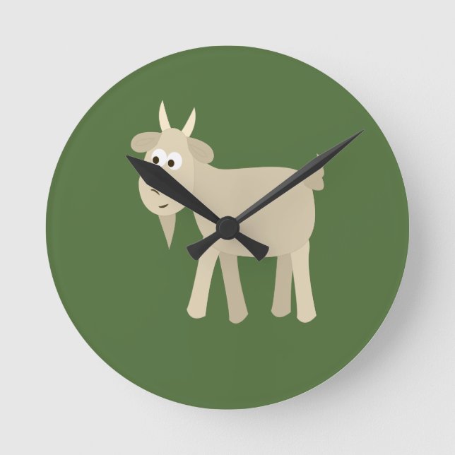 Relógio Redondo Cuzinho Engraçado (Frente)