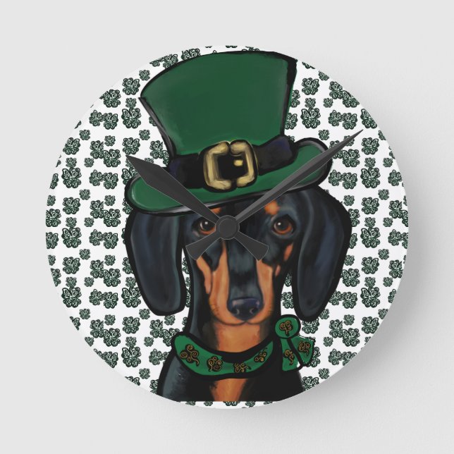 RELÓGIO REDONDO DACHSHUND           (Frente)