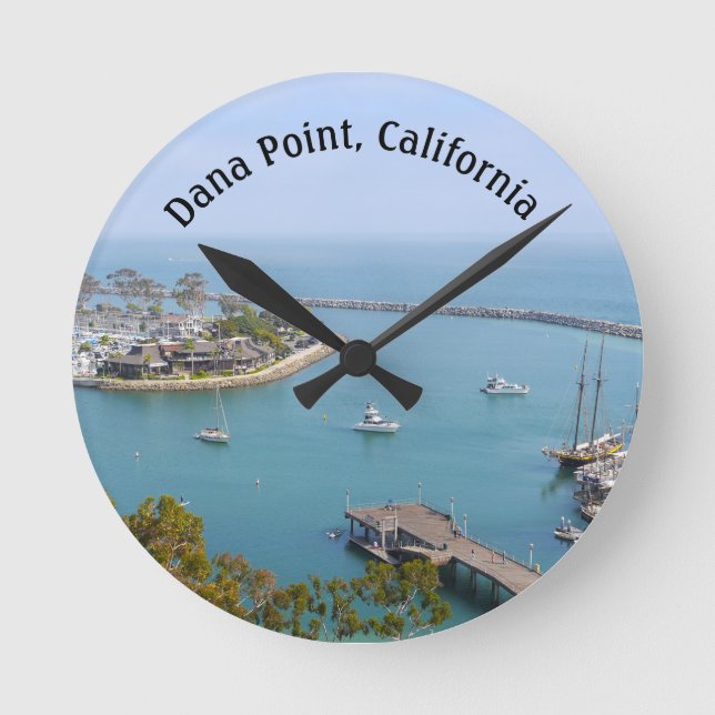 Relógio Redondo Dana Point California (Frente)