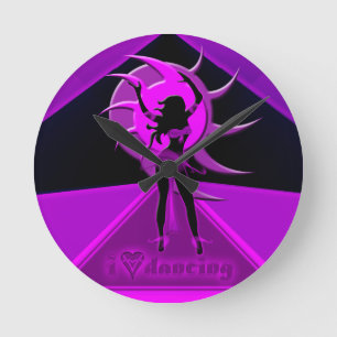 Relógio Redondo Dançarino * Onca*