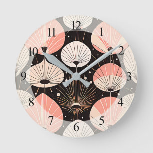 Relógio Redondo Dandélio - Médio- Design Moderno Retroativo