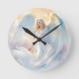 Relógio Redondo Dawn Celestial - Anjo da Paz e da Luz