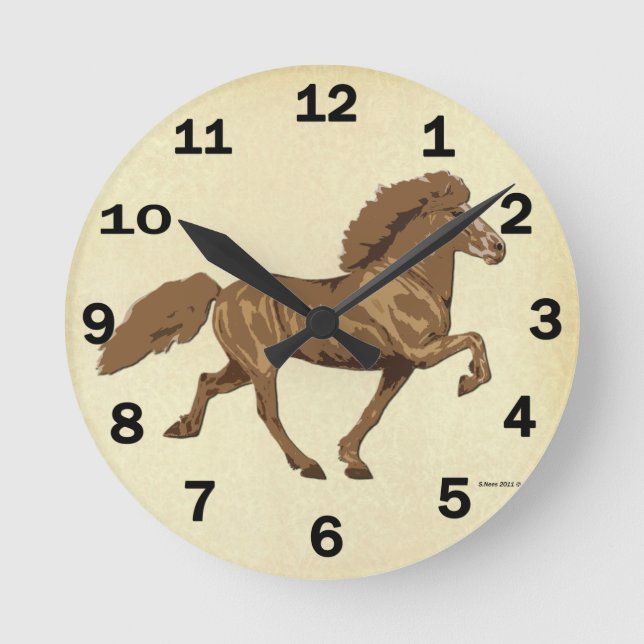 Relógio Redondo década de 1930 islandesa (Frente)