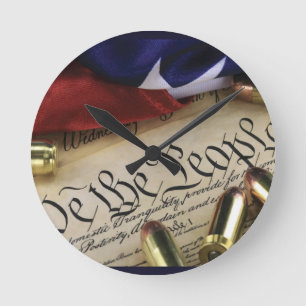Relógio Redondo Declaração de independência