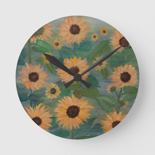 Relógio Redondo Deixe sua luz brilhar (Frente)