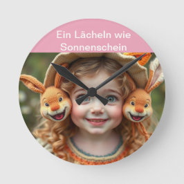 Relógio Redondo „Der fröhliche Wächter vom Sternental“ Baby Stramp