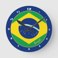 Design de Bandeira Elegante Brasileira, Brasil / T