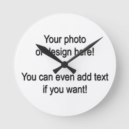 Relógio Redondo Design seu próprio Wall Clock