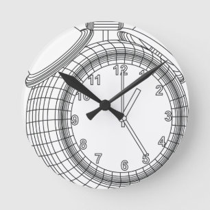 Relógio Redondo despertador