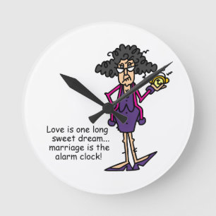 Relógio Redondo Despertar Rude casamento