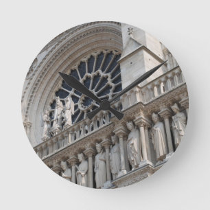 Relógio Redondo Detalhe da Notre Dame