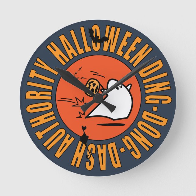 Relógio Redondo Ding-Dong-Dash Acrylic Wall Clock (Frente)