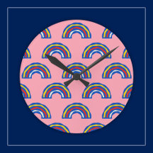 Diversão Retro Arco-íris de Cores Primárias dos An