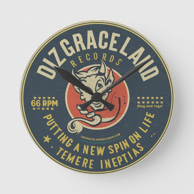 Relógio Redondo Dizgraceland Records (Frente)