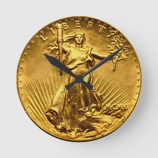 Relógio Redondo Dólar da Liberdade (Frente)