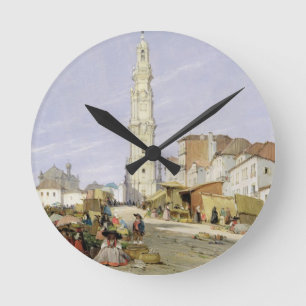 Relógio Redondo Dos Clerigos de Torre, o Porto, Portugal, 1837