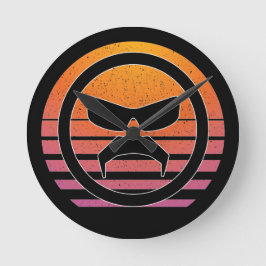 Relógio Redondo Dr. Ignora Violência Velocidade Momentum T-Shirt