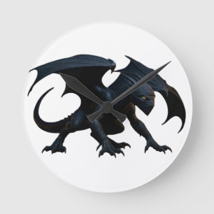 Relógio Redondo Dragão Ninja