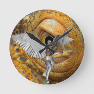 Relógio Redondo Dragon Guardian