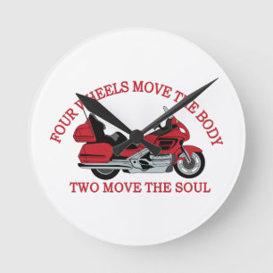 Relógio Redondo Duas rodas