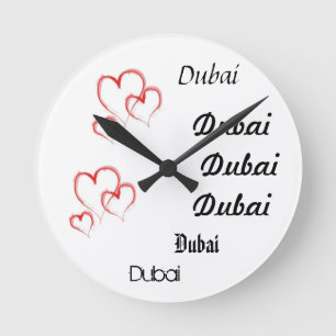 Relógio Redondo Dubai