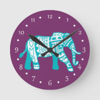 Elefante de passeio tribal da cerceta
