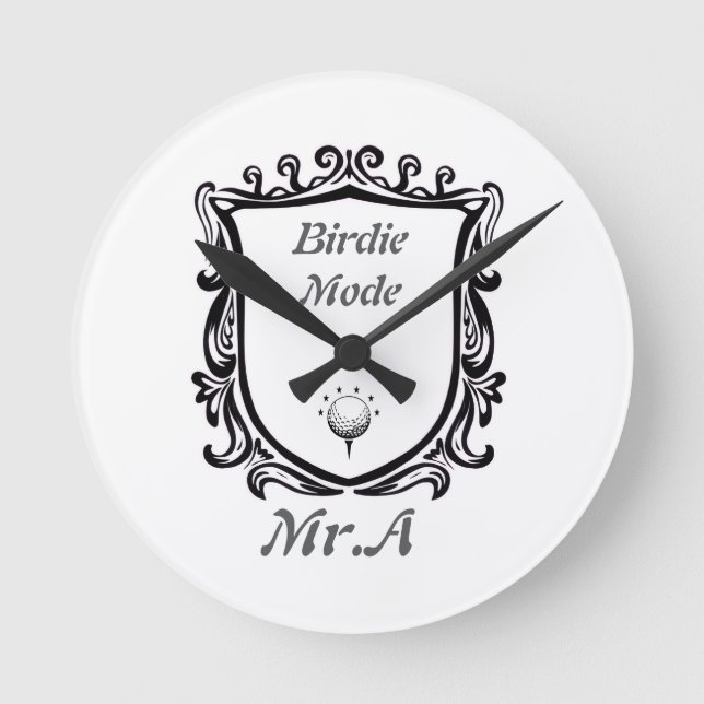 Relógio Redondo Elegant popular Wall Clock gift 2026 (Frente)