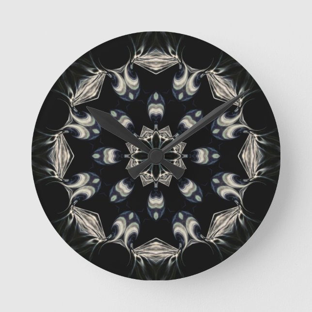 Relógio Redondo Elegante Mandala (Frente)