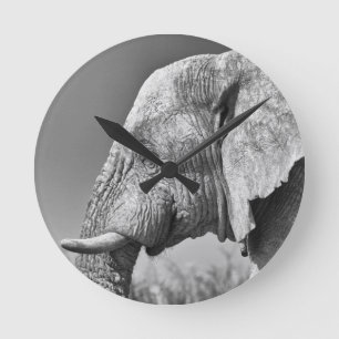 Relógio Redondo Elephant portrait