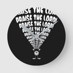 Relógio Redondo Elogie o senhor Emoji
