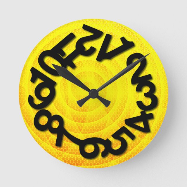 Relógio Redondo Embrulhado (Frente)