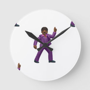 Relógio Redondo Emoji Dancing Man